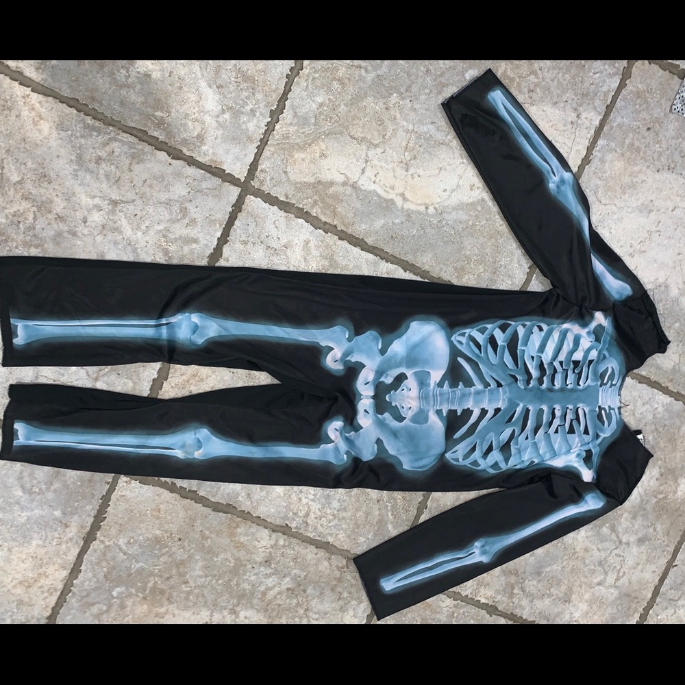 Neón skeleton costume -Boy